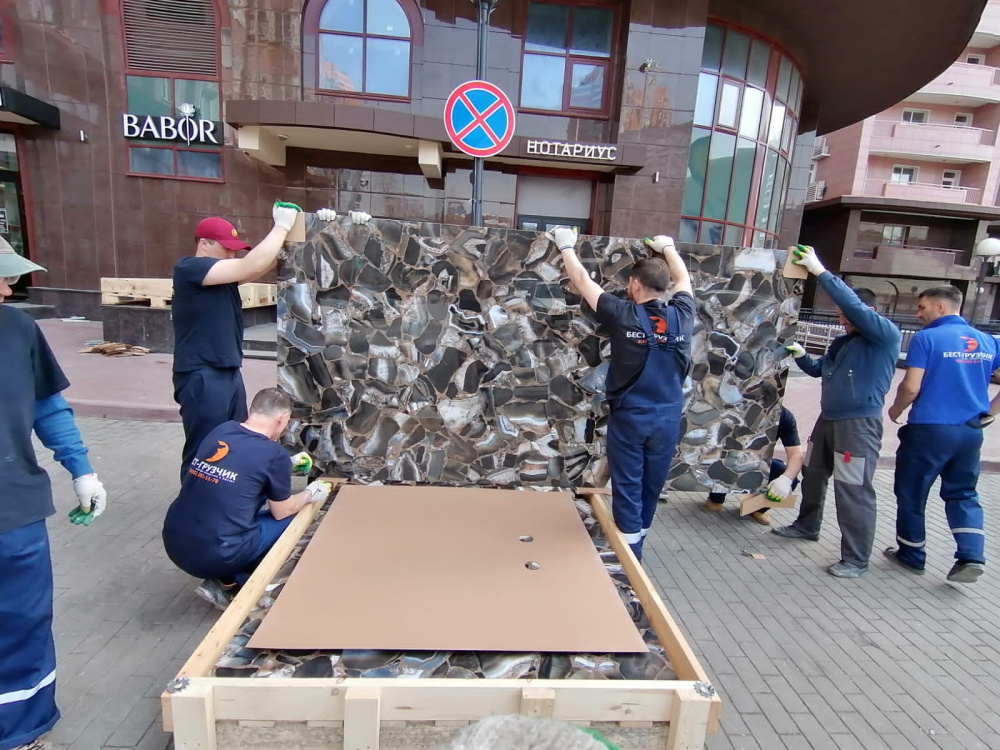 Подъем широкоформатной плитки