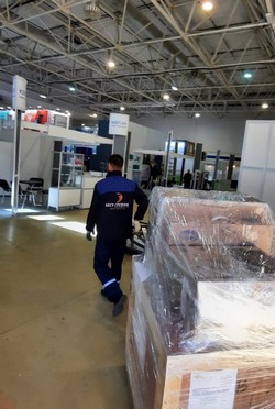 Наши грузчики на выставке ВэйстТэк 2021
