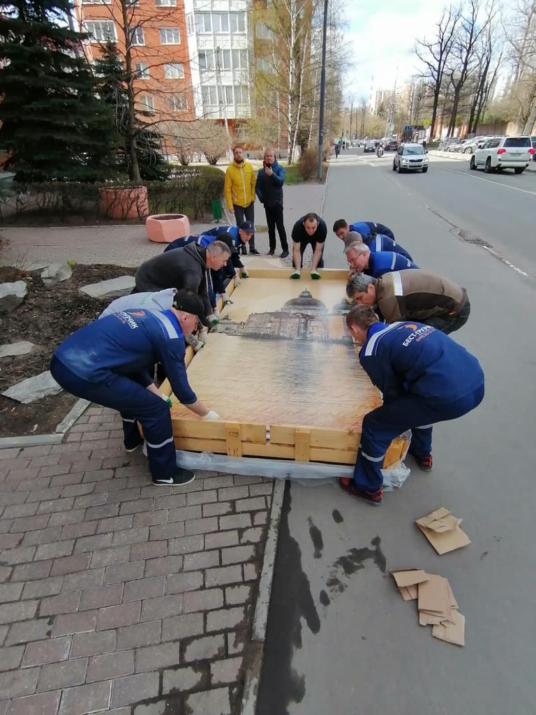 Изготовление ящика для перевозки широкоформатной плитки размер  320*160