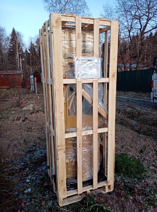 Ящик для перевозки паркоматов размер  60*60*210